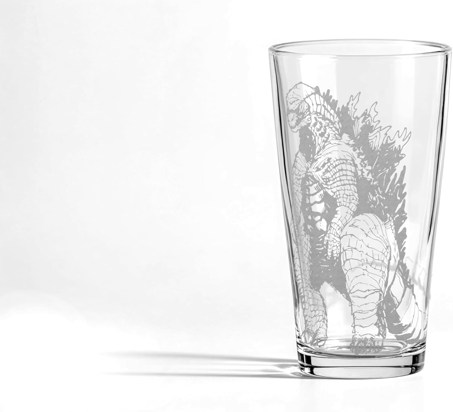 GOJIRA Engraved 16oz Pint Glass | Japanese Monster Kaiju Beer Glass Dishwasher Safe | Classic Film Gift for Dad Husband Boyfriend | Birthday Christmas - Image 2