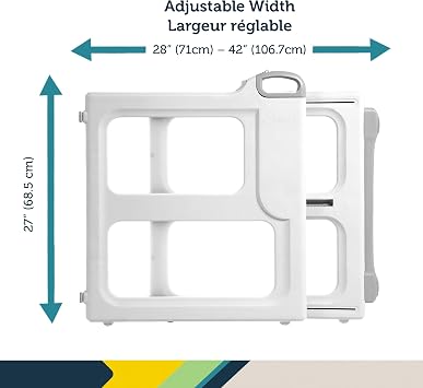 Safety Gate - White, 28 to 42