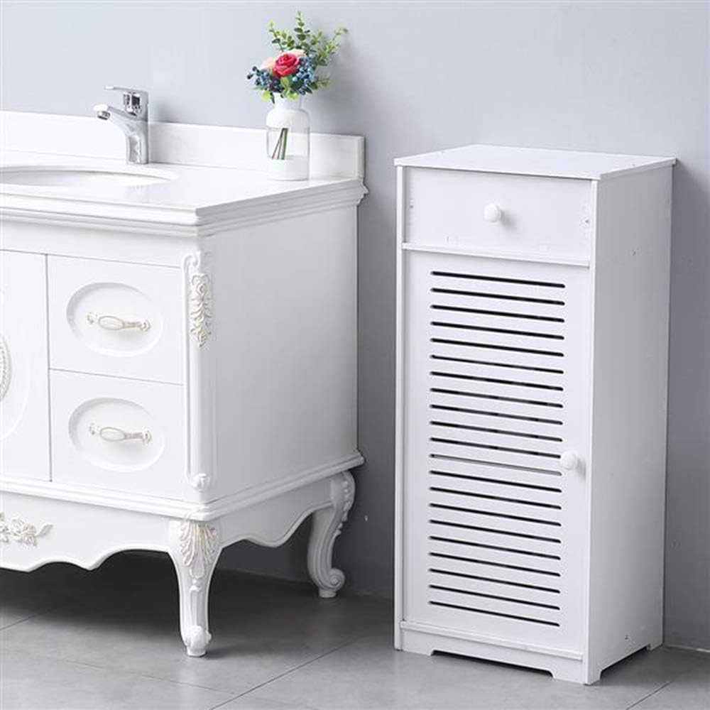 Amazoncom Bathroom Storage Cabinet Free Standing Side Cabinet Cupboard Storage Unit With Drawer 16 X 1175 X 355 Inches Home Kitchen