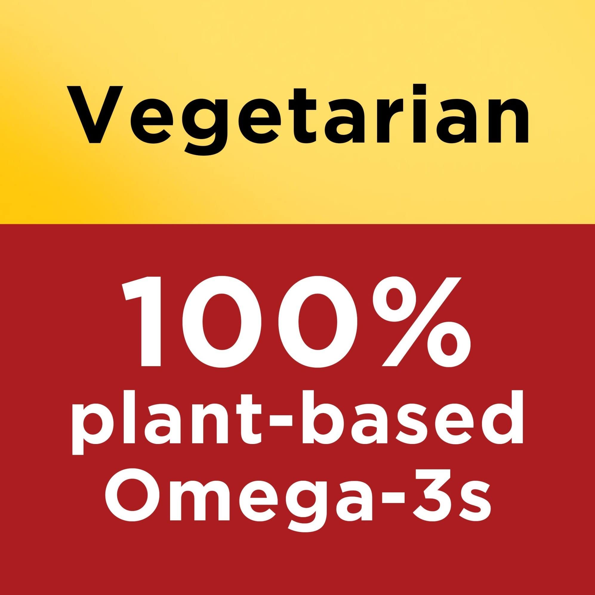 Nature Made Algae Oil Omega 3 Supplement 540mg, Omega 3 Fish Oil Alternative, 70 Veggie Softgels, Sustainable, Plant-Based, for Healthy Heart, Brain, and Eye Support, 70 Softgels