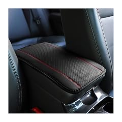 8sanlione Car Armrest Storage Box Mat Fiber Leather Car Center Console Cover Car Armrest Seat Box Cover Accessories