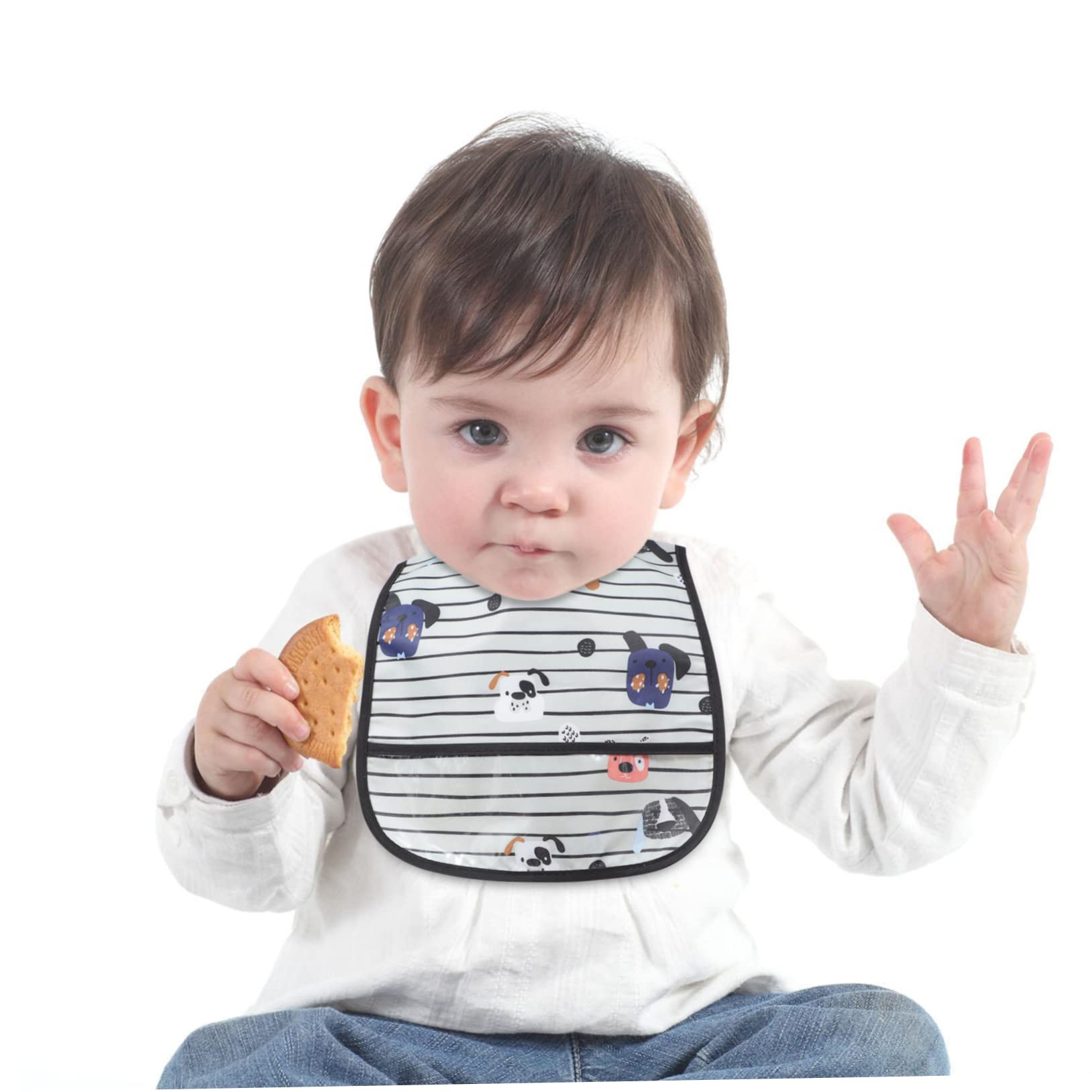 Abaodam 15 Stk Wasserdichtes Lätzchen Essen Lätzchen Zum Füttern Von Kleinkindern Speichel Lätzchen Neugeborenes Sabberndes Lätzchen Wasserdichtes Babylätzchen -lätzchen Polyester