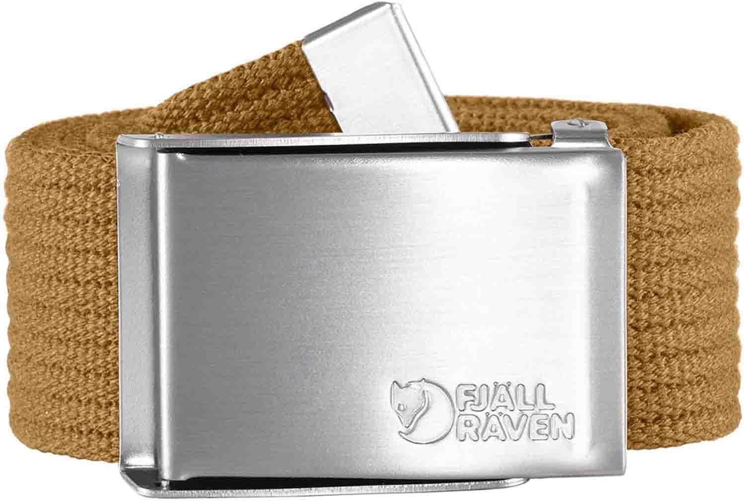Fjällräven Canvas Belt - Durable Webbing, Adjustable Buckle, Classic Style - Hiking, Travel