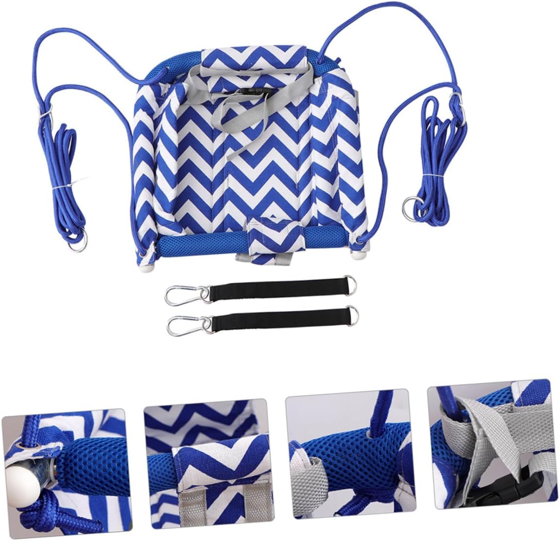 Outdoor Decorative Swing for Boy Girl Comfortable Canvas Hanging Swing Chair for Backyard Play and Family Bonding Easy to Clean Multi-Scene Use Bright Colors