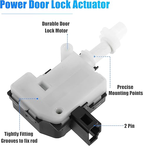 Miniatura 4 de X AUTOHAUX Motor del actuador de la cerradura de la puerta de la tapa del combustible para Volkswagen Passat 1998-2005 1K5-959-782 3B0959782