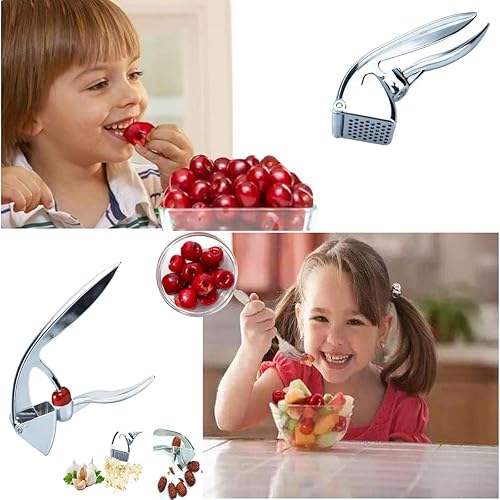Miniatura 3 de CCGAHE Pitter de cereza, prensa de ajo y pelador, removedor de núcleo de cereza Stoner, herramienta portátil de oliva y cereza, adecuada para la