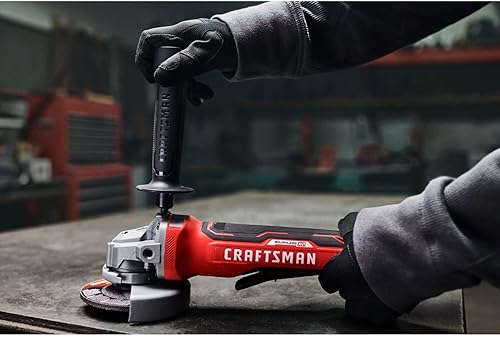 Miniatura 5 de CRAFTSMAN Amoladora angular inalámbrica V20, 4-1/2 pulgadas, solo herramienta desnuda (CMCG451B)