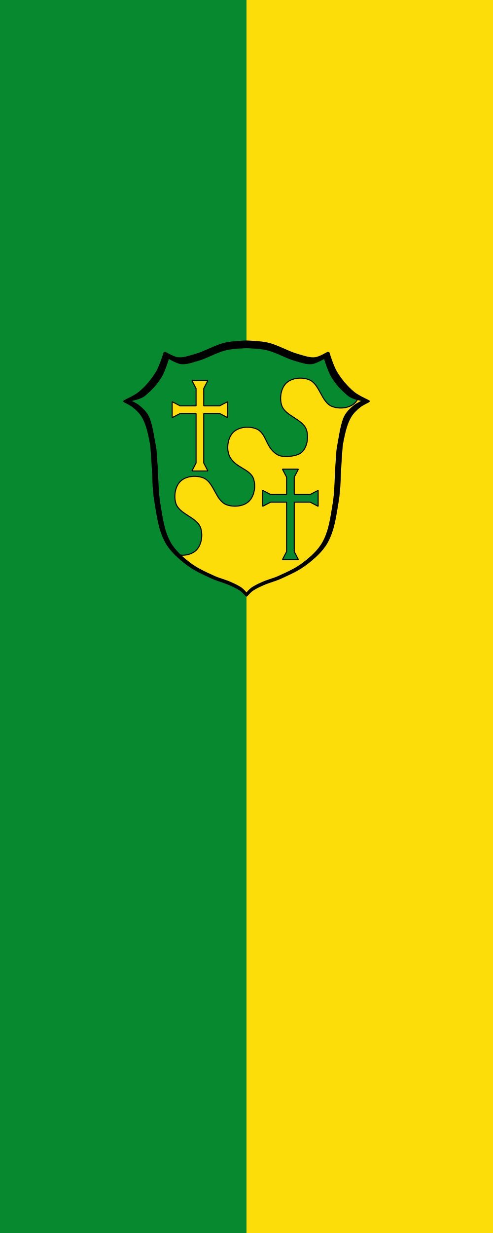 Drapeau Scheuring grand format portrait vertical 300x120cm de 3.5m²