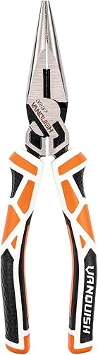 Miniatura 8 de Vanquish Juego de alicates resistentes de 3 piezas, cortador de alambre, alicates lineales, diagonales, punta de aguja