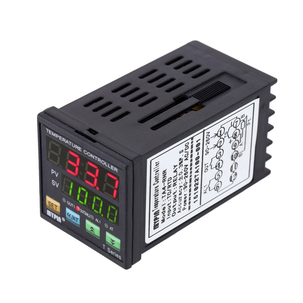 Buy MASUNN TA4-RNR Digital LED PID Temperature Controller Thermometer ...