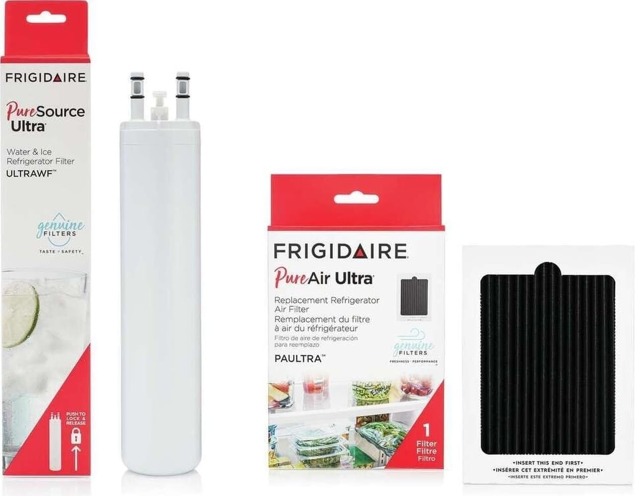 Frigidaire ULTRAWF Water Filter & PAULTRA Air Filter Combo Pack – Exact Replacement – Verify Model Compatibility Before Purchase
