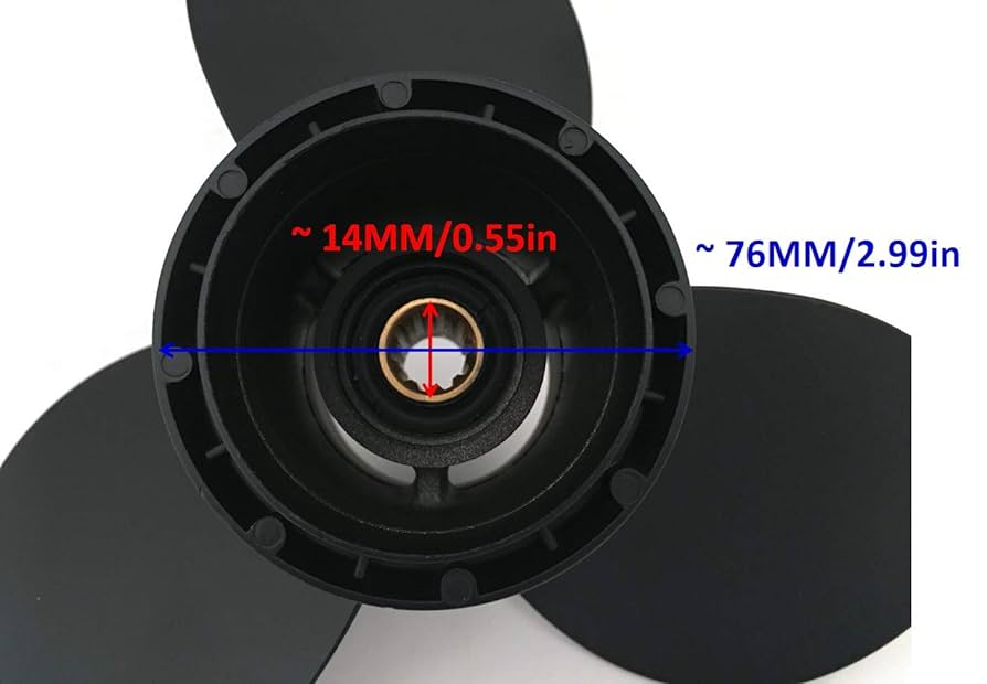 Amazon.com: Boat Motor Aluminium Propeller 58100-91D00-019