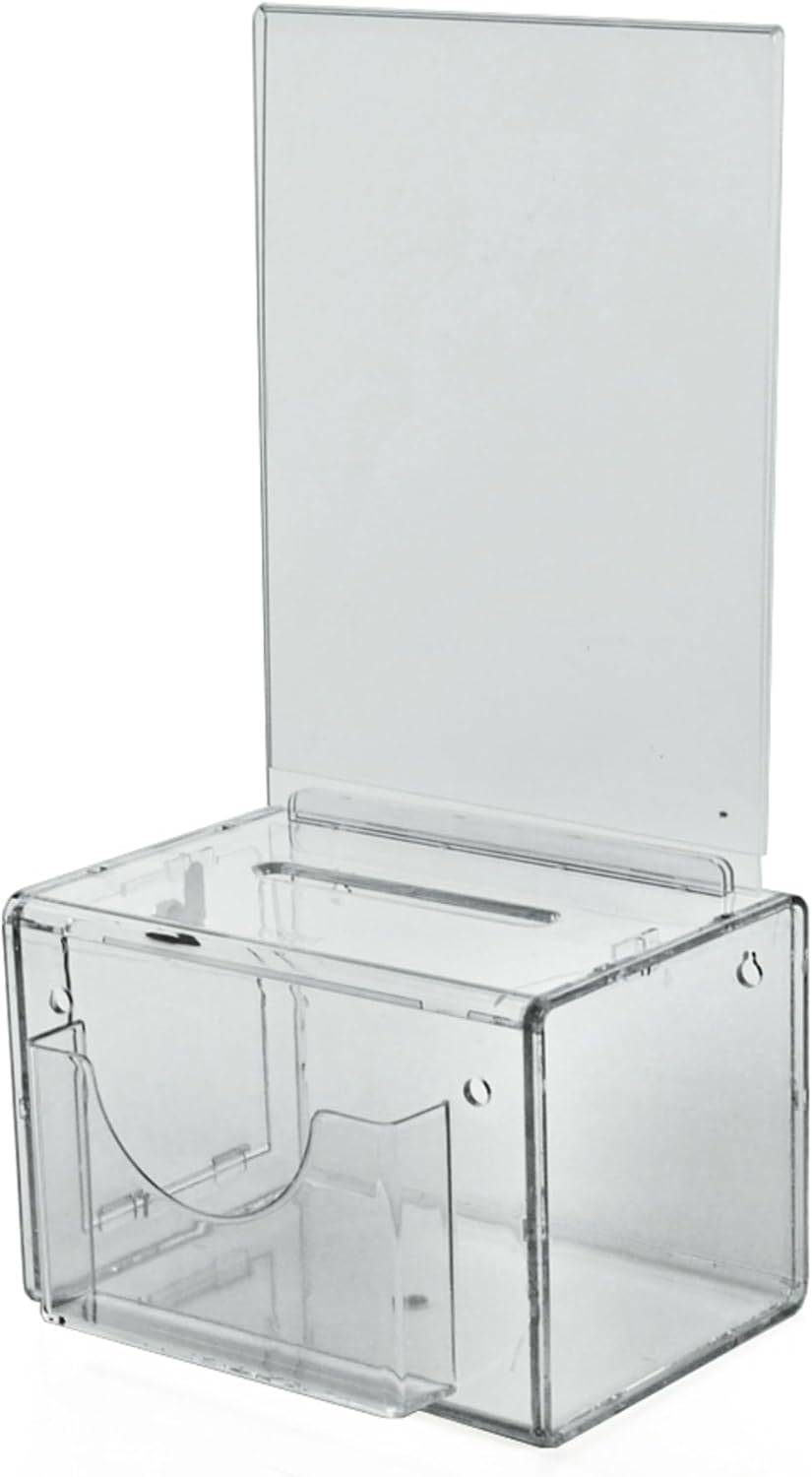 Azar Lottery Box, Clear, Extra Large