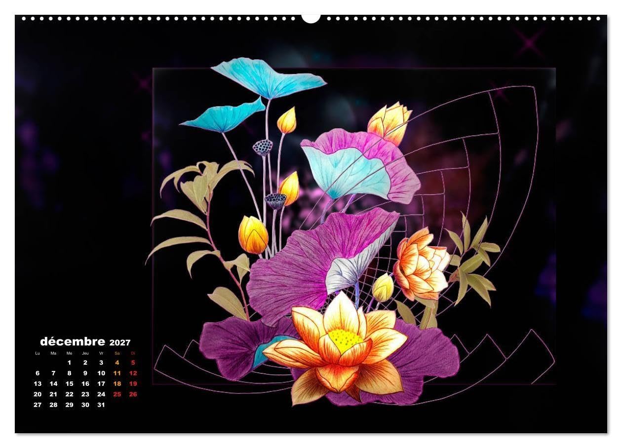 Images d'art Ikebana (Calendrier mural haut de gamme 2027 DIN A2 vertical), CALVENDO calendrier mensuel: Découvrez l'art Ikebana (CALVENDO Nature)