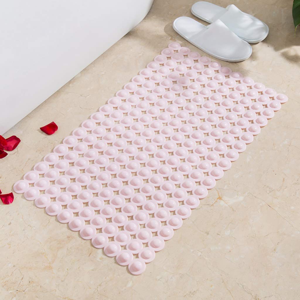 Tapis de douche antidérapant avec effet massage | Sol de salle de bain sécurisé et rose