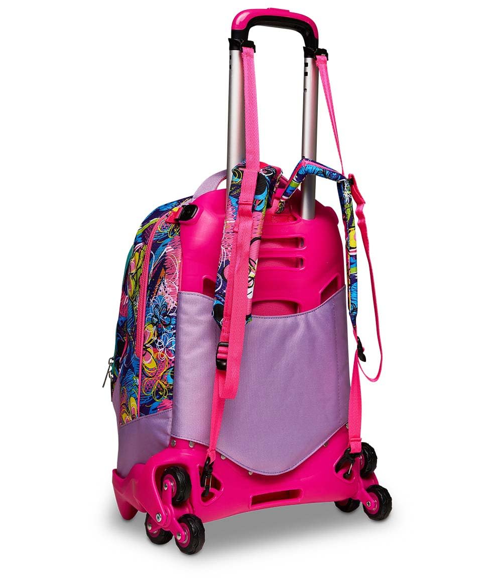 SJ GANG STYLE JAM GANG Jack 3wd Trolley, Unisex - Bambini e ragazzi, Viola, Taglia Unica