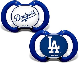 Baby Fanatic Los Angeles Dodgers 2 Pack Pacifier