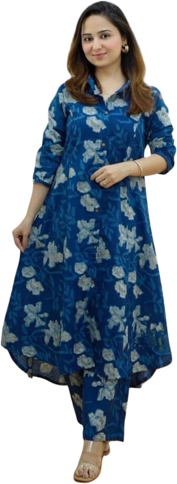 Women Rayon Blend Ethnic Wear Formal Kurta Co-ord Set