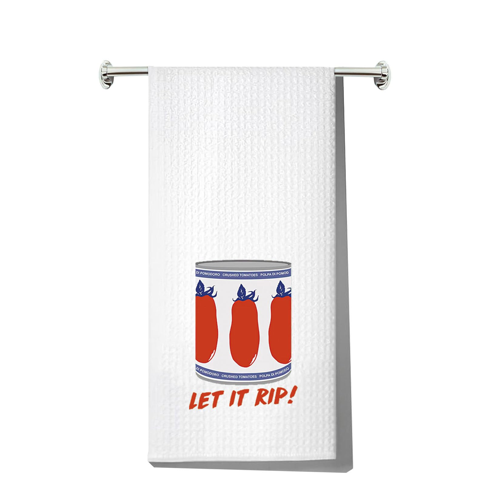MYSOMY Carmy Inspired Kitchen Towel Carmy Fans Gifts Bear Show Dish Towel Let It Rip Kitchen Towel Carmy Chef Dish Towel (it rip UK)