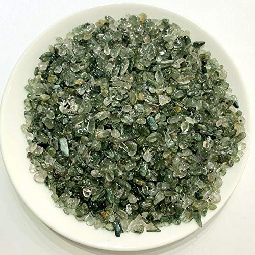 50 g di Quarzo Verde Naturale, Ghiaia rutilata, Cristallo, Adatto for la Decorazione di acquari, Pietra Naturale Raccolta domiciliare