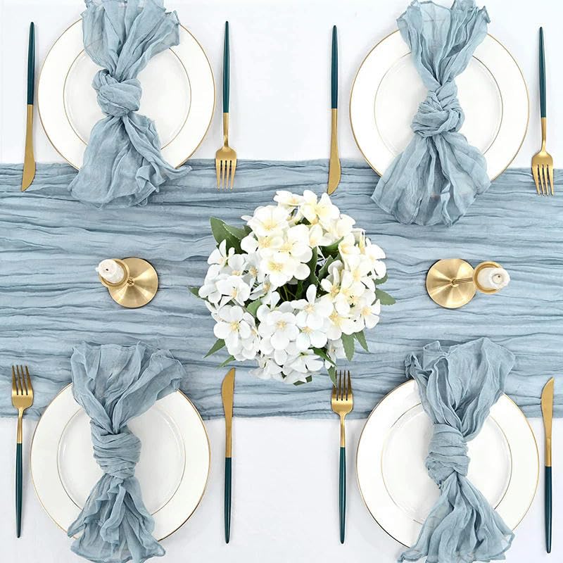 Servilletas de Mesa de 24 Uds. servilletas de Cena de 20x20 Pulgadas servilletas de Boda Bohemias servilletas de Gasa Toalla de Mesa para Fiesta/Banquete