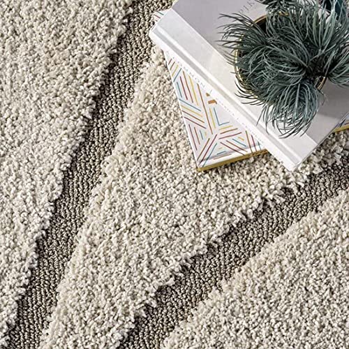 Image of Carpet Mahal Presence Gorgeous Design of Super Soft Shaggy Carpet for Living Room, Bedroom, Hall and Anywhere in Home. [10x10 feet] Round.