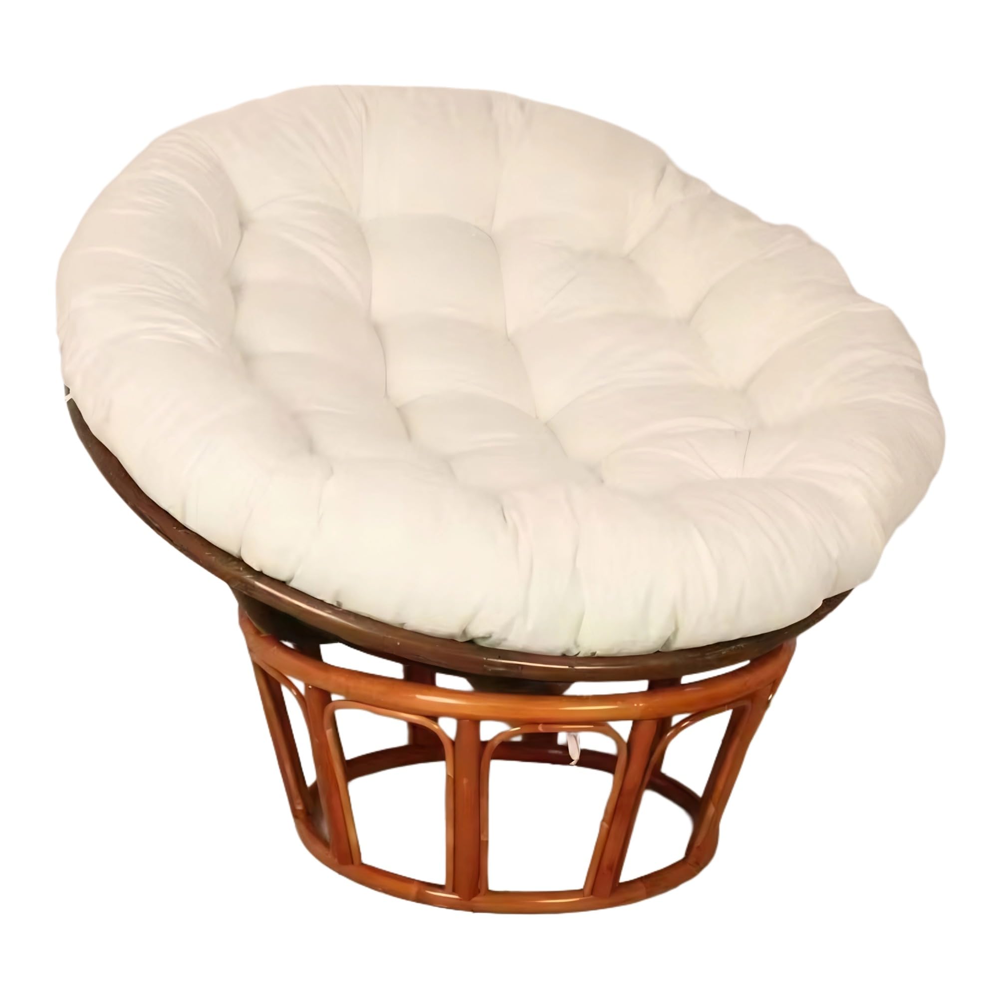NMGBRDM Papasan Breathable Round Chair Cushion (Without Chairs),10cm Thick