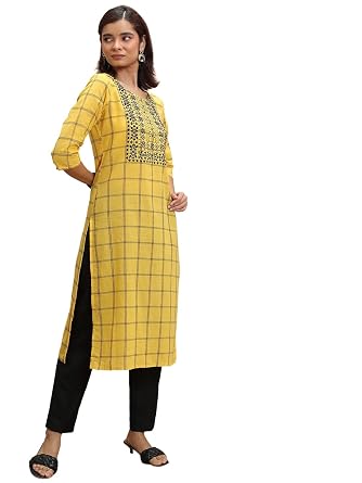 Vishudh Women's Kurta | Regular Fit | Trendy Ethnic Top for Everyday Comfort