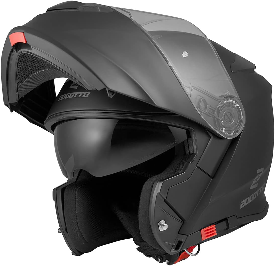 bogotto v271 motorcycle helmet Helmet, Matt Black, XS Automotive Buy Bogotto V271 Motorcycle Flip-Up