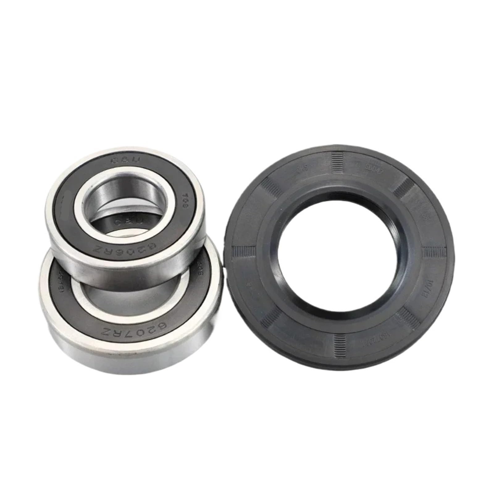 6206RZ 6207RZ D42 D47 Kit de rodamientos con sello de aceite, piezas de repuesto for lavadora | 6206RZ 6207RZ D47