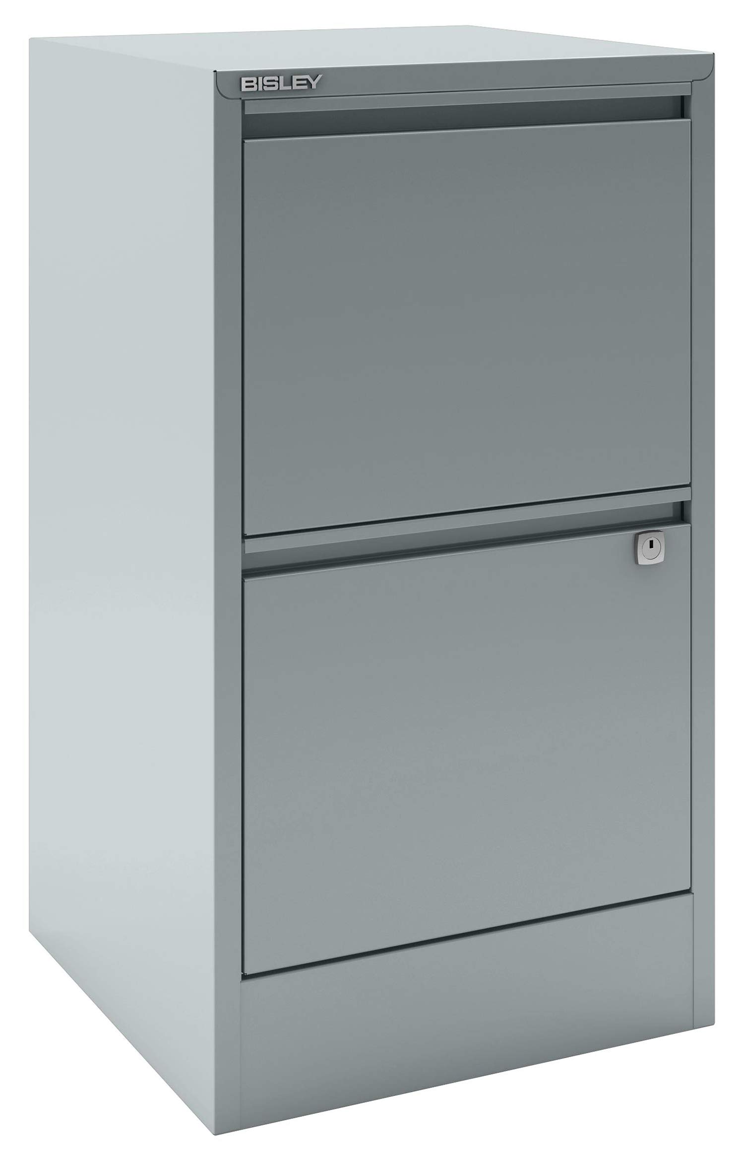 Bisley Home Filer, 2 cassetti HR in Metallo, Argento 355, 40 x 41,3 x 67,2 cm