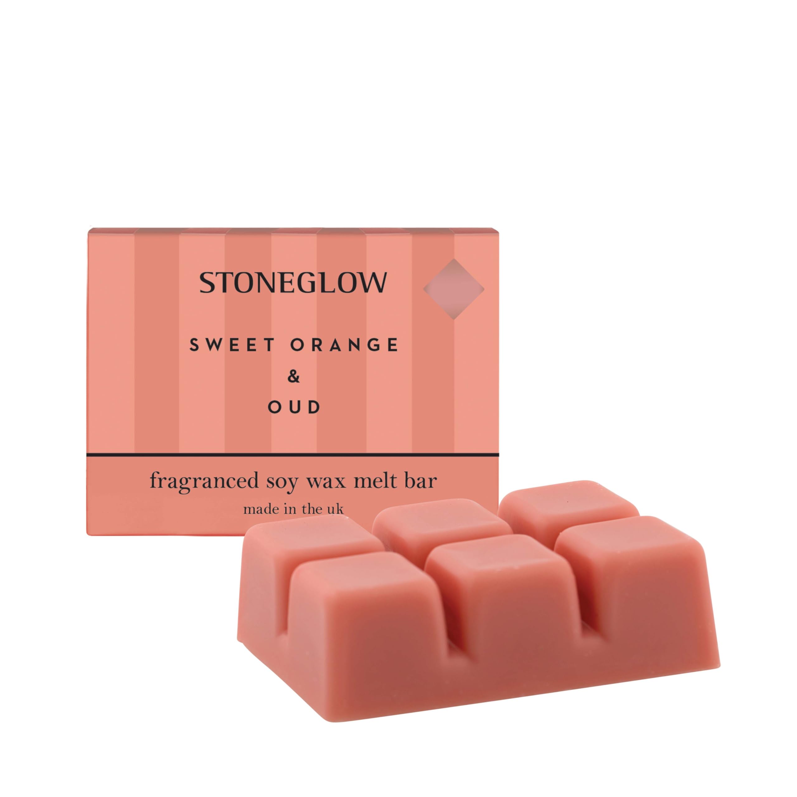 Stoneglow Orange Modern Classics Collection - Sweet & Oud Soy Wax Melt Bar 79G