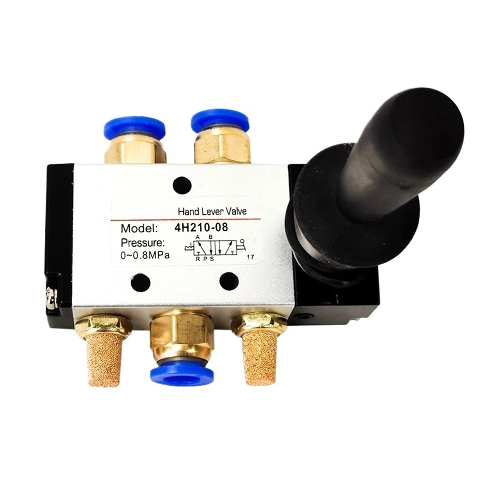 Vanne pneumatique 4H310-10 industrielle robuste à commande manuelle 5/2