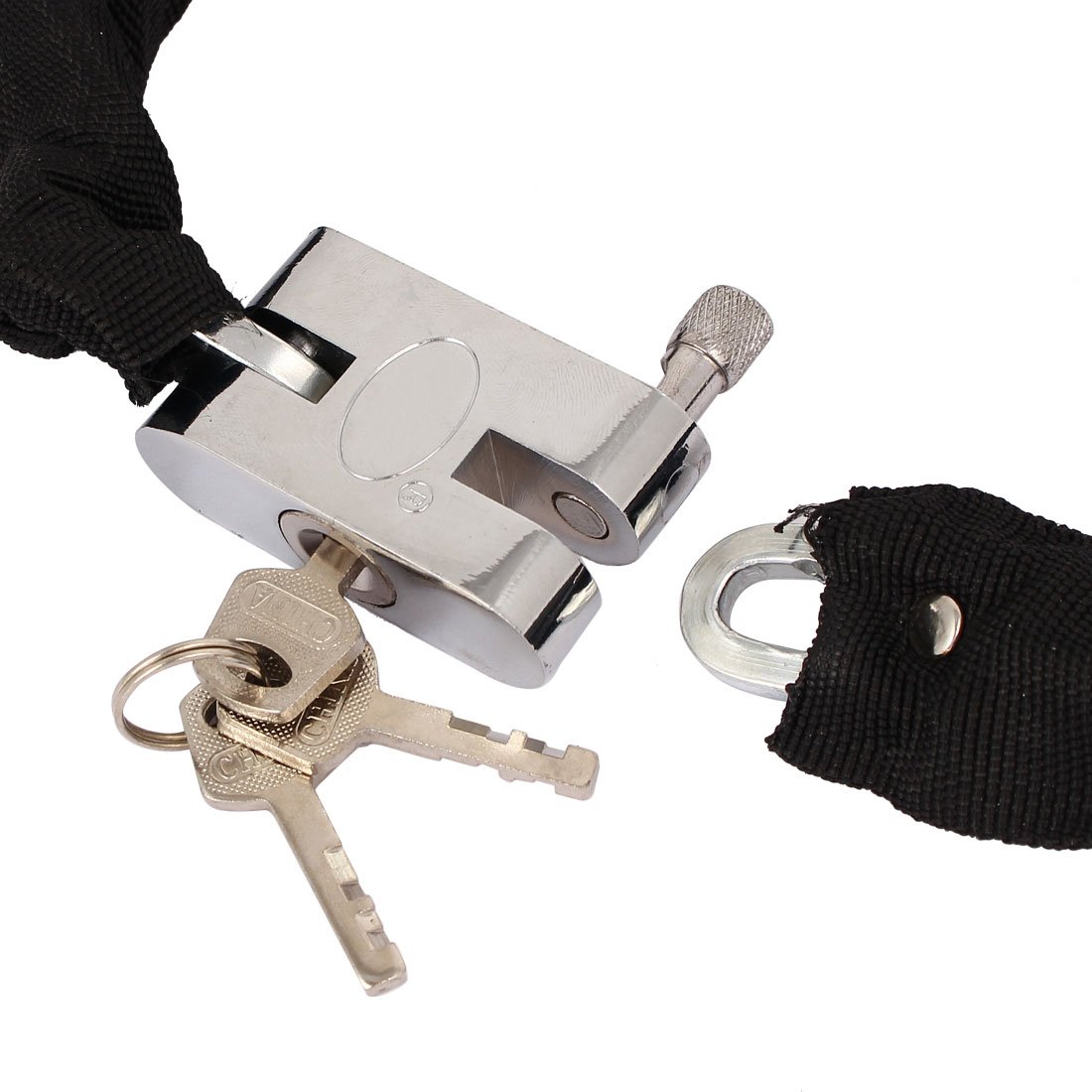 Aexit Cycling Bike Bike Locks Bicycle Security Chain Lock Padlock 105cm Length U-Locks w Keys