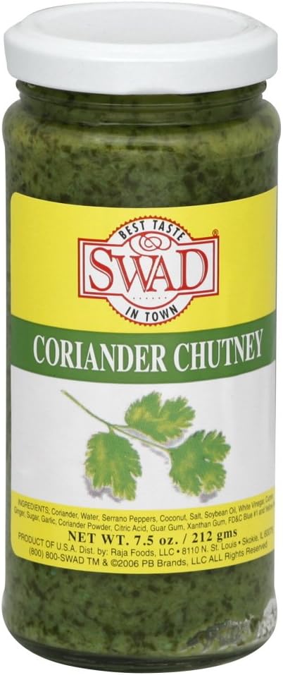 Swad Coriander Chutney, 7.5 Ounce