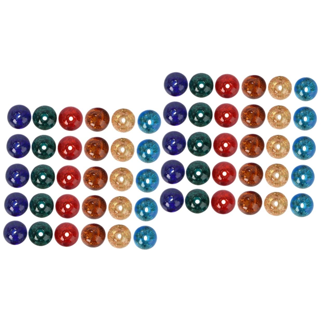 NUOBESTY 140piezas Cuentas De Vidrio Para Hacer Joyas Accesorios Decorativos y Pulseras