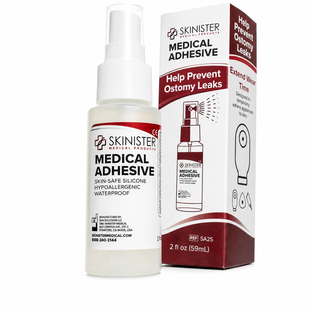 Medical Adhesive Spray – Silicone Skin Glue for Ostomy Supplies