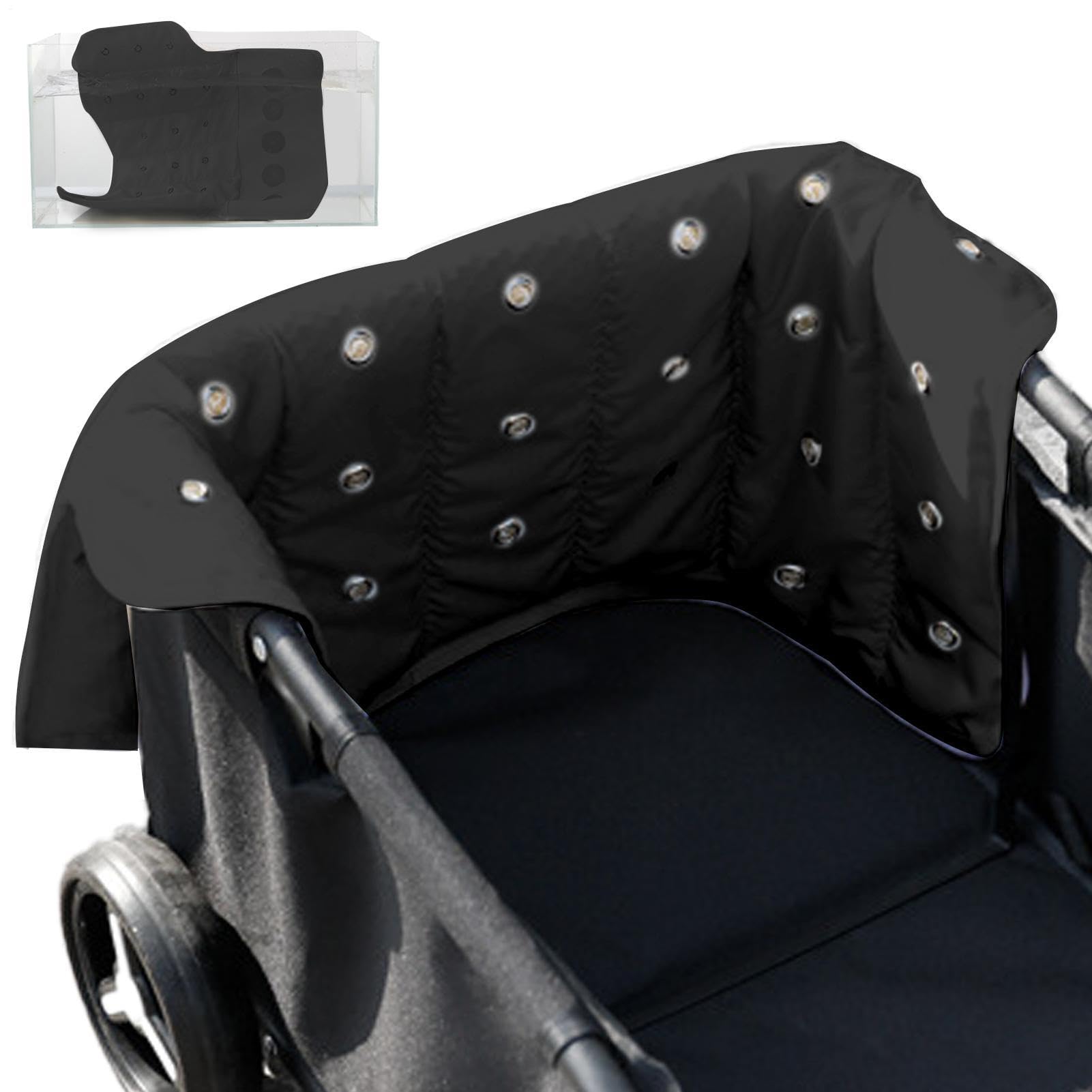 Esterilla Refrescante De Perros Con Cojín Lavable Y Ventilador | Colchoneta Portátil Para Carrito De Mascotas Para Interior Exterior Hogar Viaje Mascotas Y Cachorros Pequeñas Medianas