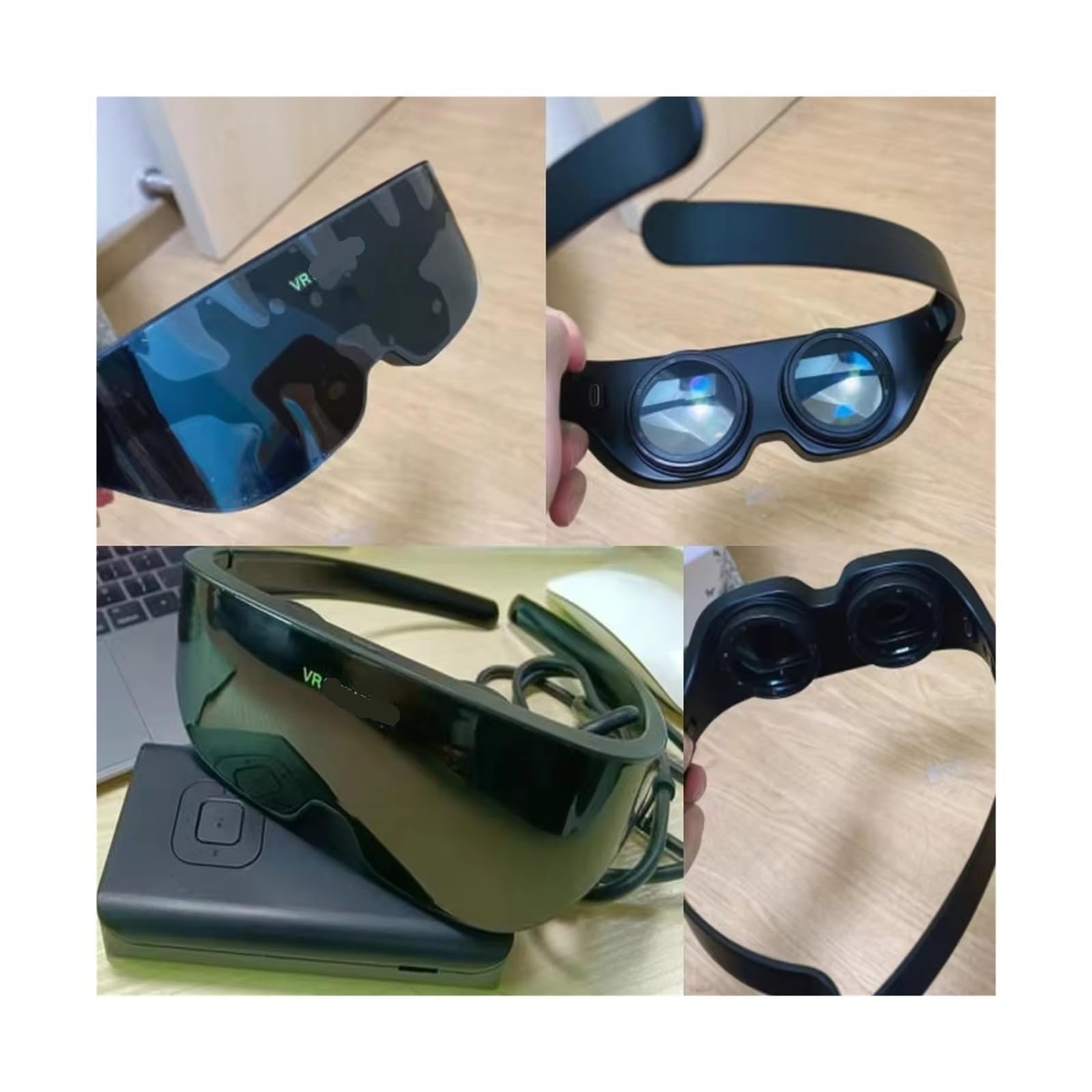 XR Smart Glasses 1058PPI HD Display For VR Gaming And Home Cinema, Portable OLED Screen With 120Hz Refresh Rate