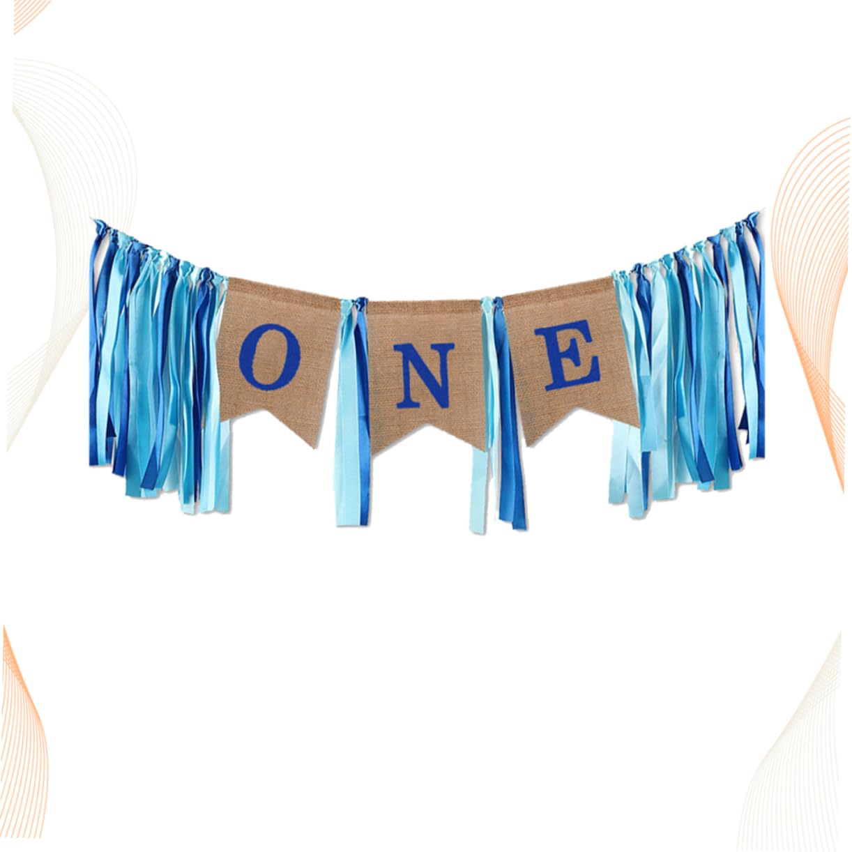 TOPBATHY 3pezzi Banner Decorativo Per Compleanno Lino Con Nastro Decorazione Feste Per Adulti Per Interni Ed Esterni Compleanno e Eventi Speciali