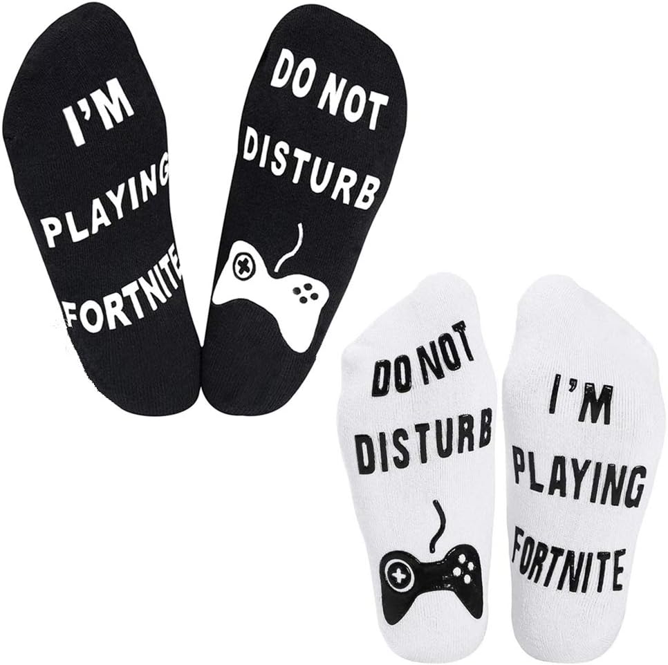 Novelty Gamer Socks Gifts Gamer Xmas Gifts, Do Not Disturb I Am Gaming Socks, New Yearโs Present