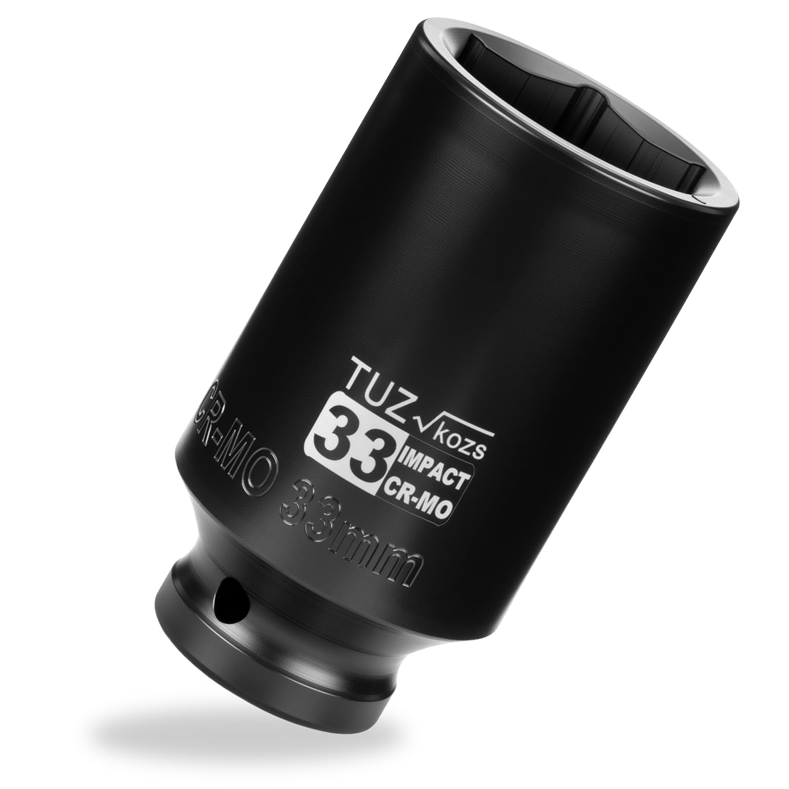 1/2 Inch Drive 33mm Deep Metric 6 Point CR-MO Impact Socket