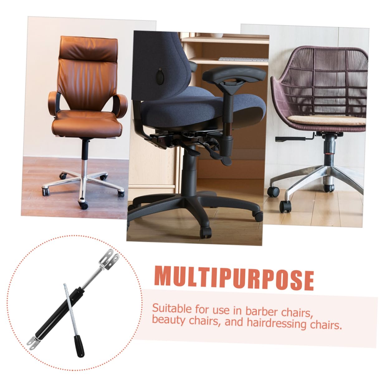 GLEAVI 2ensembles Tige de Réglage pour Fauteuil de Coiffure de Rechange pour Tige Pneumatique Remplacement pour Fauteuil de Salon