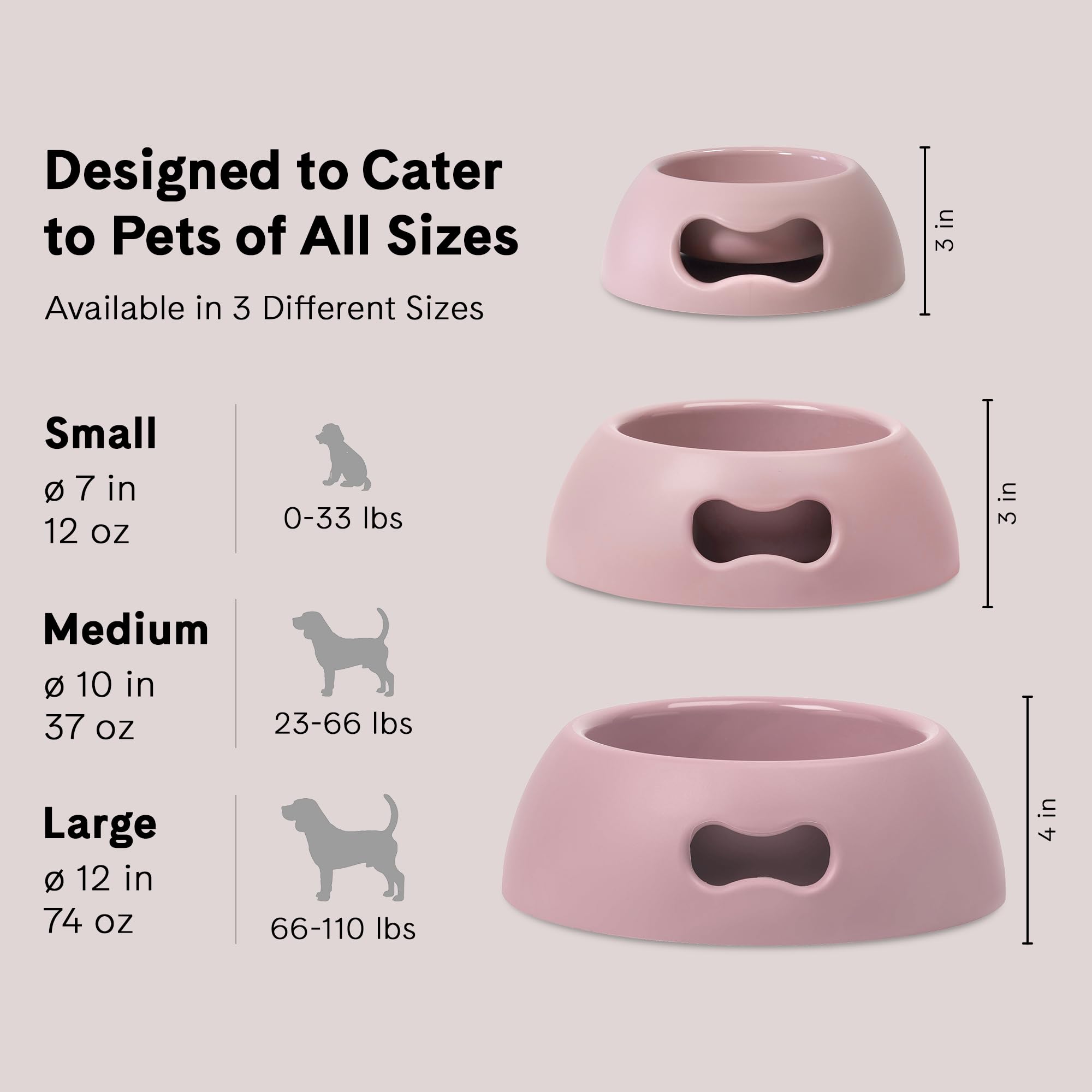United Pets Biciò Doppelnapf Aus Recyceltem Plastik – Lila, 230 Ml Pro Seite, Made In Italy