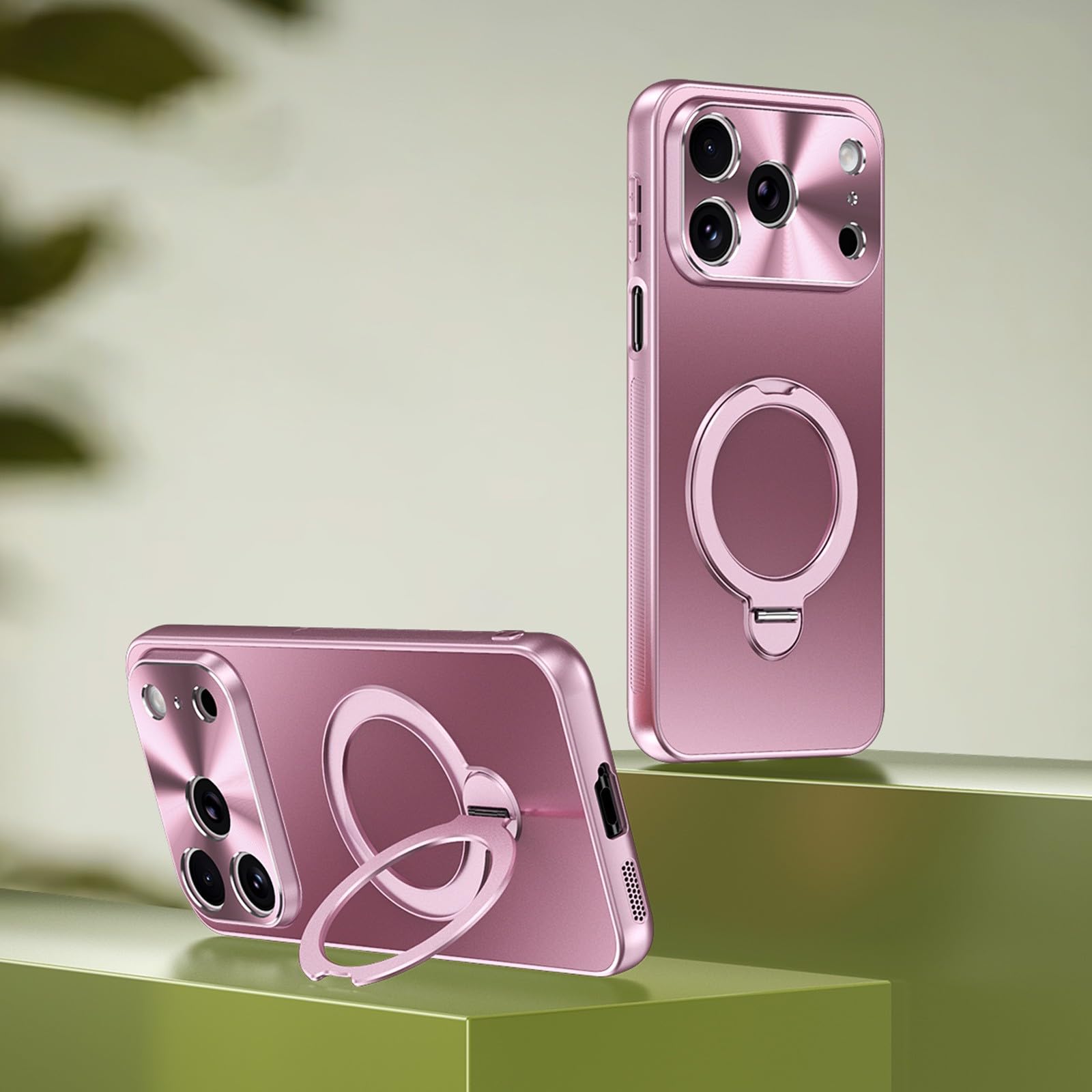 Coque iPhone 15 Pro violette protège objectif métal pour éviter les rayures - 7