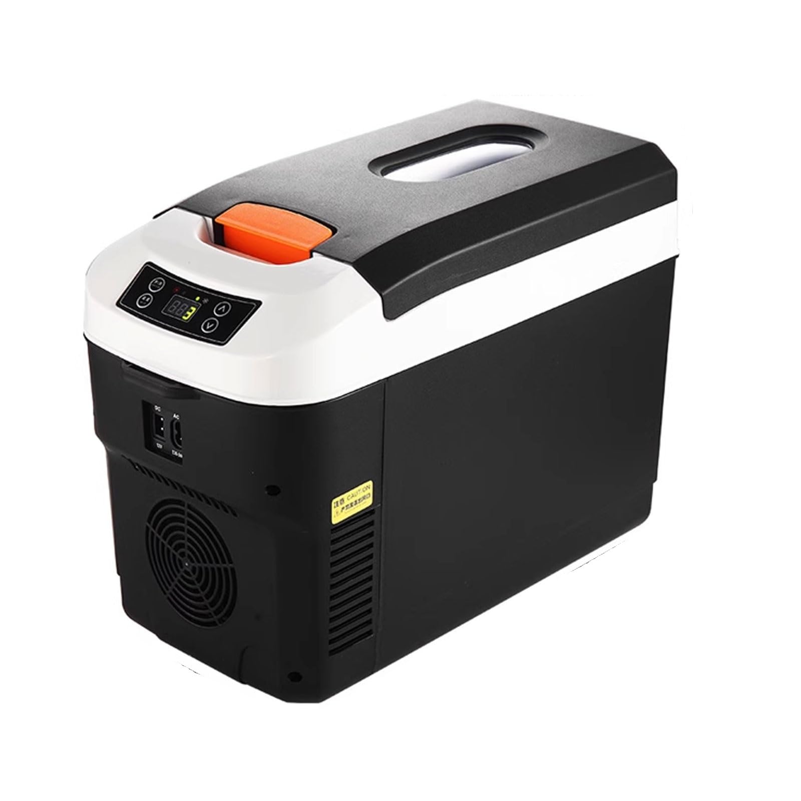 Refrigerador Pequeño Mini Nevera Electrica Refrigerador Del Automóvil 12/24/220V Con Pantalla Digital Modos De -20℃ A +60 ℃ for Hogar Camping Viajes 12 L(Brown)