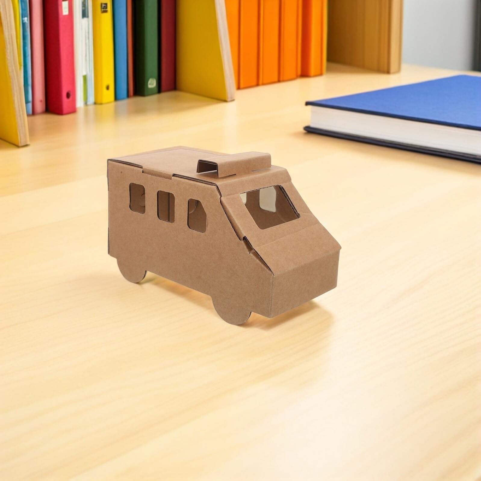 3 Teiliges Bastelset Mit Modellautos Aus Pappe Unfertige Papierfahrzeuge Spielzeugautos Für Kleinkinder Khaki