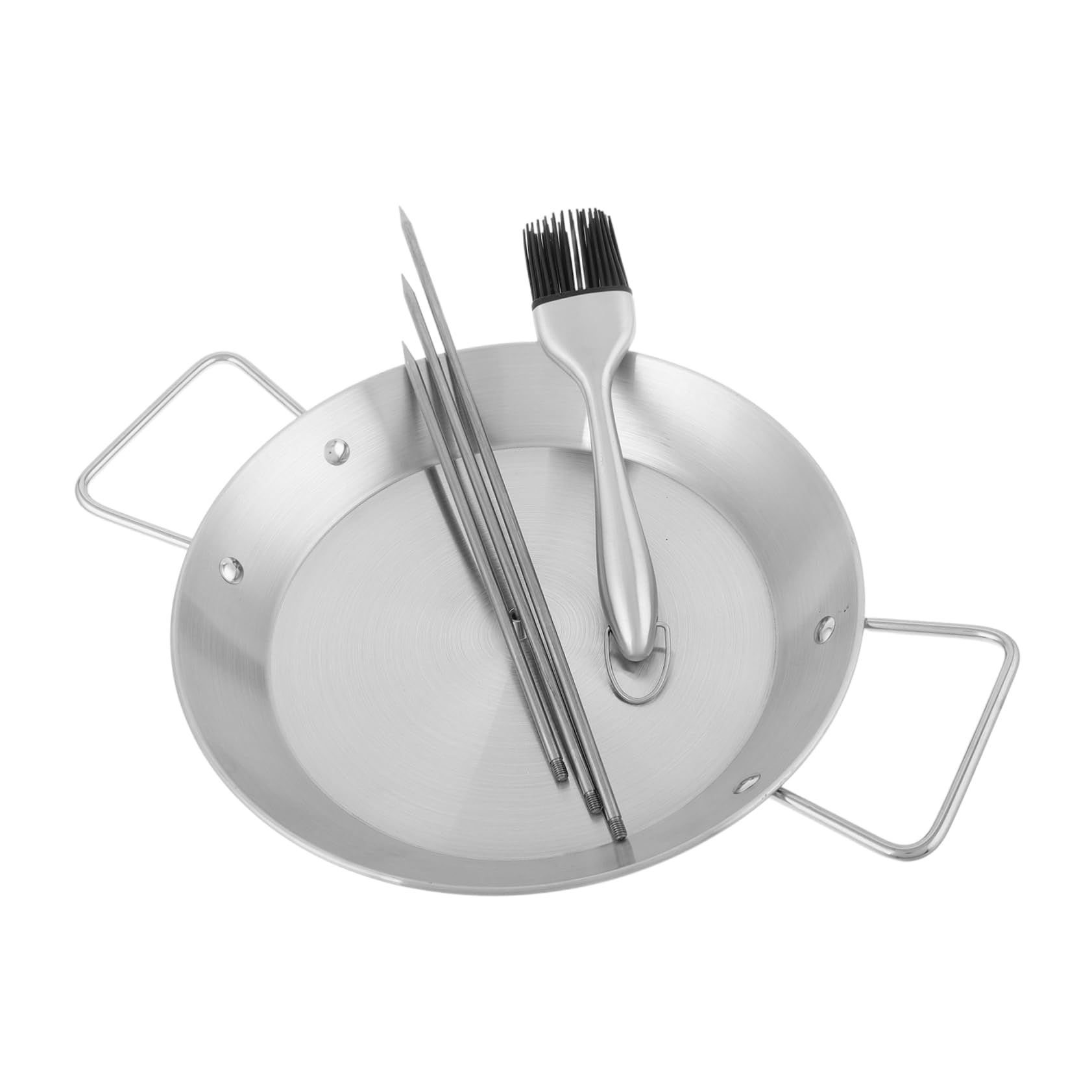 Acero Inoxidable Soporte Vertical con 3 Pinchos Desmontables