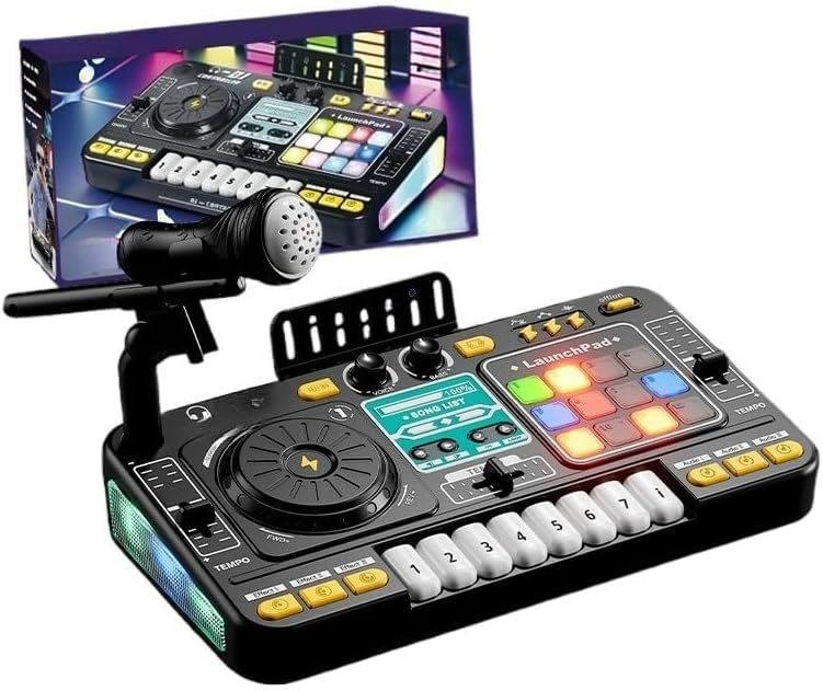Amazon | Nozuma 電動音楽ミキサーおもちゃ DJ ターンテーブル付き