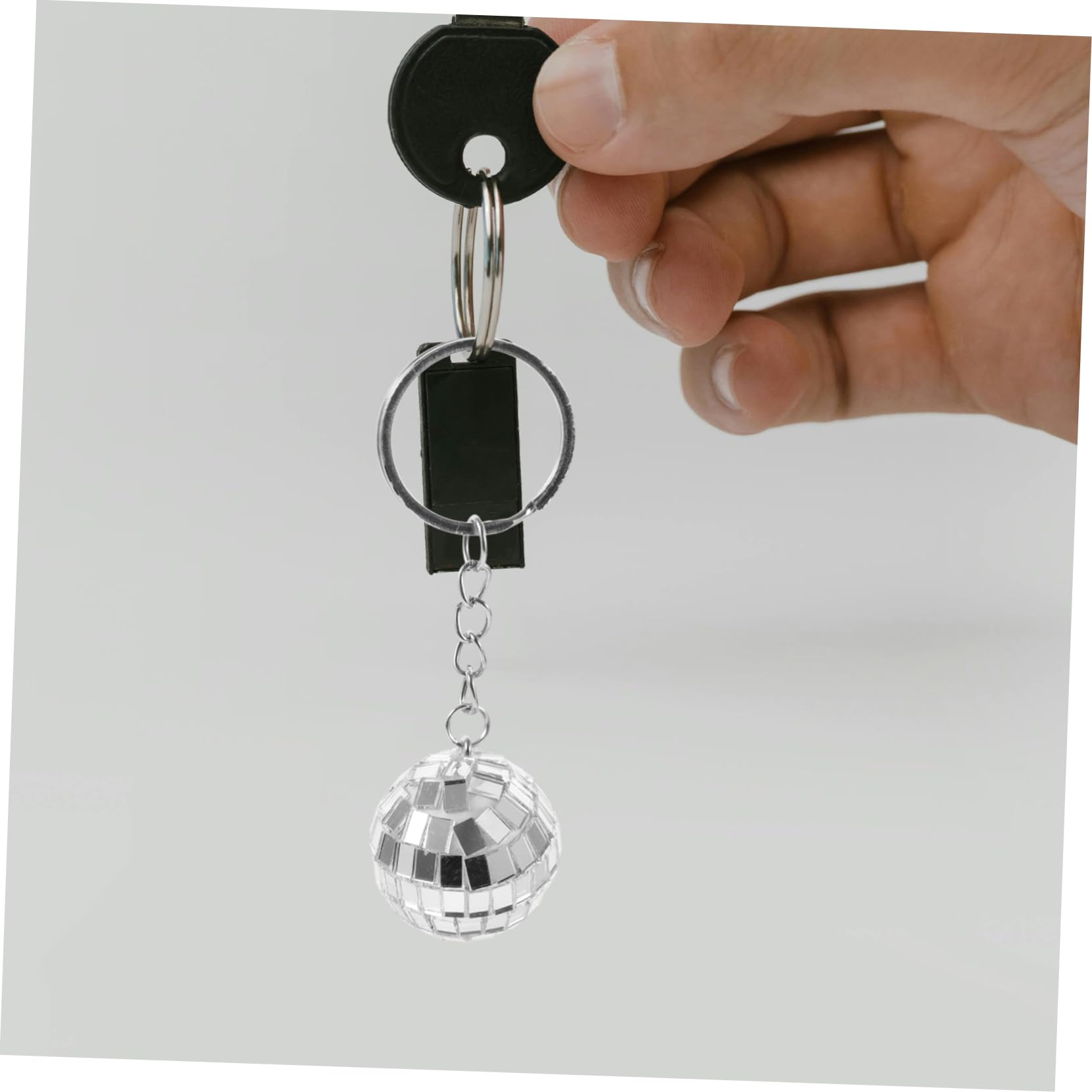 Amazon.co.jp: DOITOOL 6個ミニディスコボールキーチェーン ポータブル